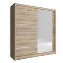 Ντουλάπα Συρόμενη Maja 1-alu Χρώμα Φυσικό Δρυς 200x214x62cm