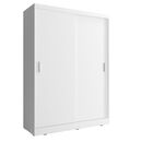 Ντουλάπα Συρόμενη 24114-wkw-150 Χρώμα Λευκό  150x200x62cm