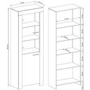 Σύνθεση 36116-sk Mini Country Γκρι  225x197x50cm