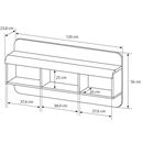 Σύνθεση 36134-ln Φυσικό 300x194x37-54cm
