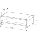 Τραπεζάκι 36134-ln-40 Φυσικό 120x40x60cm