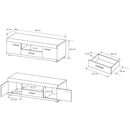 Σύνθεση 36134-ln Φυσικό 300x194x37-54cm