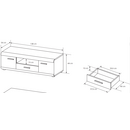 Έπιπλο Τηλεόρασης 36134-ln-tv Φυσικό 140x44x54cm