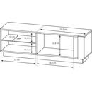 Έπιπλο Τηλεόρασης 36146-arc-stv Artisan+γραφίτης 138,1x45,5x40cm