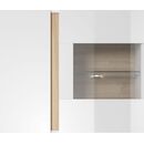 Κρεμαστή Βιτρίνα 36146-Arcw-wv Λευκό+λευκό High Gloss+grandson 96,5x82,5x40cm
