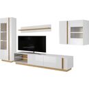 Σύνθεση 36146-Arcw2 Λευκό+λευκό High Gloss+grandson 298x194x40cm