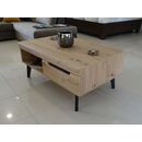 Τραπεζάκι Nordi Artisan+μαύρο 107x46x67cm