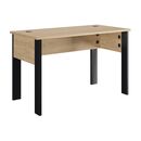 Faro Γραφείο 136x80x74εκ. Blond oak / Μαύρο