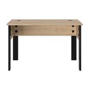Faro Γραφείο 136x80x74εκ. Blond oak / Μαύρο