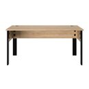 Faro Γραφείο 160x80x74εκ. Blond oak / Μαύρο