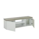 Mike Έπιπλο Τηλεόρασης 153x40x46ε46εκ. Light Kronberg Oak/white