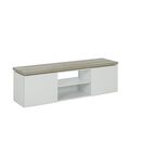 Mike Έπιπλο Τηλεόρασης 153x40x46ε46εκ. Light Kronberg Oak/white