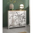 Motoco Κονσόλα - Ντουλάπι Αποθήκευσης 80x36x77εκ. White - Ceruse Chestnut