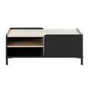 Amsterdam Τραπεζάκι Σαλονιού 106x60x42εκ. Natural Chestnut / Black