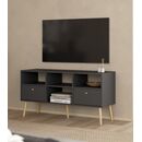 Bodo Έπιπλο Τηλεόρασης με 2 Συρτάρια 117x39x60,8εκ. Γκρι