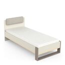 Camillia Κρεβάτι Μονό 96x204x90εκ. ( για Στρώμα 90x200εκ. ) Angora Grey/clay Grey/oak