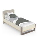 Camillia Κρεβάτι Μονό 96x204x90εκ. ( για Στρώμα 90x200εκ. ) Angora Grey/clay Grey/oak