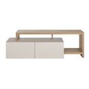 Craft Έπιπλο Τηλεόρασης με 2 Πόρτες 155/136x45/36x50/33εκ. Artisan oak / Grege