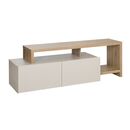 Craft Έπιπλο Τηλεόρασης με 2 Πόρτες 155/136x45/36x50/33εκ. Artisan oak / Grege