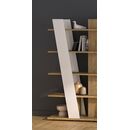 Epura Βιβλιοθήκη 90x40x187εκ. Silva oak / Λευκό