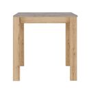 Exit Τραπέζι Ψηλό Επεκτεινόμενο 91(131)x80x95εκ. Helvezia Oak/beton