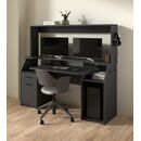 Function Plus Gaming Γραφείο με 1 Πόρτα και 1 Συρτάρι 171x62,2x149,6εκ. Γκρι