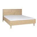 Galys Κρεβάτι Διπλό 174x204x103εκ. ( για Στρώμα 160x200εκ. ) Rookwood oak