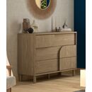 Galys Συρταριέρα με 3 Συρτάρια 116x47x92εκ. Rookwood oak