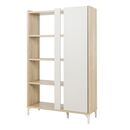 Lenk Βιβλιοθήκη με μια Πόρτα 100x36x161εκ. Natural oak - Grege