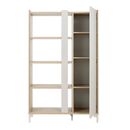 Lenk Βιβλιοθήκη με μια Πόρτα 100x36x161εκ. Natural oak - Grege