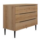 Lucian Συρταριέρα με 3 Συρτάρια 95x45x78εκ. Helvezia oak