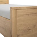 Lugano Κρεβάτι Ημίδιπλο 209x126x80εκ. ( για Στρώμα 120x190 ή 120x200εκ. ) Artisan oak