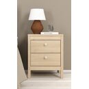 Madrid Κομοδίνο με 2 Συρτάρια 43,8x38,4x54,1εκ. Jackson Hickory