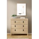 Madrid Συρταριέρα με 3 Συρτάρια 82,3x38,4x79,7εκ. Jackson Hickory