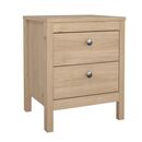 Madrid Κομοδίνο με 2 Συρτάρια 43,8x38,4x54,1εκ. Jackson Hickory