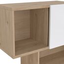 Maze Βιβλιοθήκη με 3 Ντουλάπια 95,5x31,5x166εκ. Jackson Hickory / Λευκό Γυαλιστερό