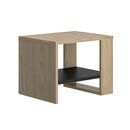 Nael Κομοδίνο 44x36x35εκ. Rookwood oak / Μαύρο