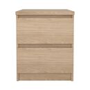 Naia Κομοδίνο με 2 Συρτάρια 40,4x50x49,5εκ. Jackson Hickory