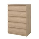 Naia Συρταριέρα με 5 Συρταριέρα 77x50x111,3εκ. Jackson Hickory