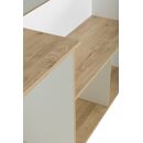Oscar Κρεβάτι Πολυμορφικό Μονό 134x194x72εκ. ( για Στρώμα 90x190εκ. )  Natural oak / Λευκό