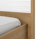 Otello Κρεβάτι Διπλό 180x93x204εκ. ( για Στρώμα 160x200εκ.) Helvezia oak / Λευκό