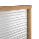 Otello Κρεβάτι Διπλό 180x93x204εκ. ( για Στρώμα 160x200εκ.) Helvezia oak / Λευκό