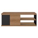 Otello Τραπεζάκι Σαλονιού 110x60x40εκ. Helvezia oak / Μαύρο