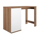 Otello Τραπέζι Ψηλό bar 136x60x91εκ. Helvezia oak / Λευκό