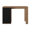 Otello Τραπέζι Ψηλό bar 136x60x91εκ. Helvezia oak / Μαύρο
