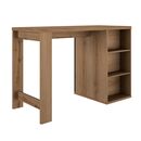 Otello Τραπέζι Ψηλό bar 136x60x91εκ. Helvezia oak / Μαύρο
