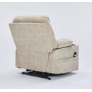 Selena Πολυθρόνα Relax Lift 89x90x103εκ. με Ηλεκτρική Ανάκλιση Μπεζ Ύφασμα