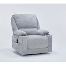 Selena Πολυθρόνα Relax Lift 89x90x103εκ. με Ηλεκτρική Ανάκλιση Γκρι Ύφασμα