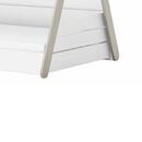 Totem Παιδικό Κρεβάτι  220x110x140εκ. ( για Στρώμα 90x200εκ. ) Brushed oak / Λευκό  με Τάβλες Στήριξης Στρώματος