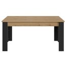 Trust Τραπέζι Επεκτεινόμενο 160(200)x90εκ. Helvezia oak / Black